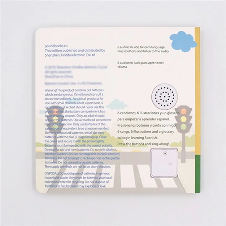 Factory Custom Little Book Of Garden Bird Songs